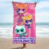 imageJay Franco Minecraft Creeper Kids Bath Pool Beach Towel  Super Soft ampamp Absorbent Blue 100 Cotton Towel Measures 28 x 58Pink  Super Kitties
