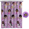imageJay Franco Disney Encanto 2 Piece Bathroom Set  The Family Madrigal Shower Curtain ampamp Mirabel Loofah Body ScrubberPurple  Encanto