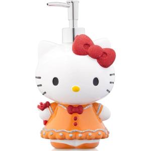 imageJay Franco Hello Kitty Candy Cane Soap Dispenser  Christmas ampamp Holiday Season Bathroom Dcor and Storage  Resin Lotion Pump