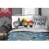 imageJay Franco Hogwarts is My Home 4 Piece Twin Bed Set Offical Harry Potter Product Blue