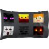 imageJay Franco Minecraft Pixel Friends 1 Single Pillowcase  DoubleSided Kids Super Soft  Bedding Features Creeper Enderman Zombie Skeleton Alex ampamp SteveGreen  Minecraft