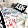 imageJay Franco Star Wars Classic Grid Queen Sheet Set  4 Piece Set Super Soft and Cozy Kids Bedding Features Luke Skywalker ampamp Darth Vade  Fade Resistant Microfiber Sheets Official Star Wars Product