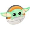 imageJay Franco Star Wars The Mandalorian Baby Yoda Grogu Nogginz Decorative Pillow  Super Soft  Measures 12 Inches Official Star Wars Product