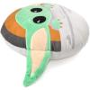 imageJay Franco Star Wars The Mandalorian Baby Yoda Grogu Nogginz Decorative Pillow  Super Soft  Measures 12 Inches Official Star Wars Product