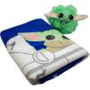 imageJay Franco Star Wars The Mandalorian The Child 2 Piece Bath Towel ampamp Loofah Set  Featuring Baby Yoda Grogu  Super Soft ampamp Absorbent Fade Resistant Cotton Towel Official Star Wars Product
