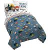 imageJay Franco Hogwarts is My Home 4 Piece Twin Bed Set Offical Harry Potter Product Blue