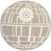 imageJay Franco Wars Classic Death Star Cotton Tufted Bath Rug Gray