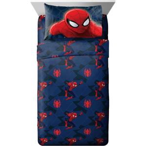 imageJay Franco Marvel Spiderman Saving The Day Microfiber 3 Piece Twin Sheet SetSheet Set  3 PieceTwin