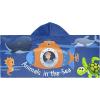 imageJay Franco Blippi Sea Life Kids BathPoolBeach Hooded Towel  Super Soft ampamp Absorbent Cotton Towel Measures 22 inch x 51 Inch Official Blippi Product