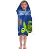 imageJay Franco Blippi Sea Life Kids BathPoolBeach Hooded Towel  Super Soft ampamp Absorbent Cotton Towel Measures 22 inch x 51 Inch Official Blippi Product