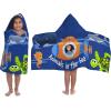imageJay Franco Blippi Sea Life Kids BathPoolBeach Hooded Towel  Super Soft ampamp Absorbent Cotton Towel Measures 22 inch x 51 Inch Official Blippi Product