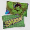 imageJay Franco Bluey Hello 1 Single Reversible Pillowcase  DoubleSided Kids Super Soft Bedding Official Bluey ProductGreen  Hulk