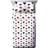 imageJay Franco Disney Mickey Cute Faces 8Piece Twin Bedding Bundle Includes Bed Set Drapes Set