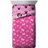 imageJay Franco Disney Minnie Mouse Hearts N Love 9Piece Full Bedding Bundle Includes Bed Set Sheet Set