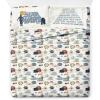imageJay Franco Kids Comforter Set Includes Sheets and Pillow Covers  Soft and Cozy Bed Set for Stylish Room Decor Blue  Star Wars 01 7 Piece Full Bedding