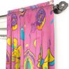 imageJay Franco Kids Window Drapes  4 Piece Curtain Set Includes 2 Tiebacks Beautiful Bedding Room Dcor and Easy Set Up Pink  JoJo Siwa 63 Inch