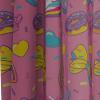 imageJay Franco Kids Window Drapes  4 Piece Curtain Set Includes 2 Tiebacks Beautiful Bedding Room Dcor and Easy Set Up Pink  JoJo Siwa 63 Inch