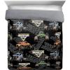 imageJay Franco Marvel Avengers Team 5 Piece Full Bed Set  Includes Comforter ampamp Sheet Set  Super Soft Fade Resistant Polyester  Official Marvel ProductBlack  Monster Jam