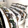imageJay Franco Marvel Avengers Team 5 Piece Full Bed Set  Includes Comforter ampamp Sheet Set  Super Soft Fade Resistant Polyester  Official Marvel ProductBlack  Monster Jam