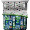 imageJay Franco Marvel Avengers Team 5 Piece Full Bed Set  Includes Comforter ampamp Sheet Set  Super Soft Fade Resistant Polyester  Official Marvel ProductMulti  Minecraft