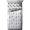 imageJay Franco Marvel Avengers Team 5 Piece Full Bed Set  Includes Comforter ampamp Sheet Set  Super Soft Fade Resistant Polyester  Official Marvel ProductGray  Mickey Mouse