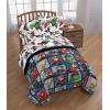 imageJay Franco Marvel Avengers Team 5 Piece Full Bed Set  Includes Comforter ampamp Sheet Set  Super Soft Fade Resistant Polyester  Official Marvel ProductBlue  Avengers