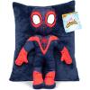 imageJay Franco Marvel Spiderman 3D Snuggle Pillow  Super Soft  Measures 15 Inches Official Marvel ProductBlack  Miles