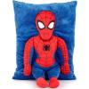 imageJay Franco Marvel Spiderman 3D Snuggle Pillow  Super Soft  Measures 15 Inches Official Marvel ProductBlue  Spiderman