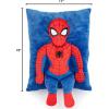 imageJay Franco Marvel Spiderman 3D Snuggle Pillow  Super Soft  Measures 15 Inches Official Marvel ProductBlue  Spiderman