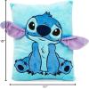 imageJay Franco Marvel Spiderman 3D Snuggle Pillow  Super Soft  Measures 15 Inches Official Marvel ProductBlue  Stitch