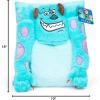 imageJay Franco Marvel Spiderman 3D Snuggle Pillow  Super Soft  Measures 15 Inches Official Marvel ProductBlue  Sully