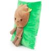 imageJay Franco Marvel Spiderman 3D Snuggle Pillow  Super Soft  Measures 15 Inches Official Marvel ProductGreen  Groot