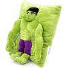 imageJay Franco Marvel Spiderman 3D Snuggle Pillow  Super Soft  Measures 15 Inches Official Marvel ProductGreen  the Hulk
