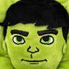 imageJay Franco Marvel Spiderman 3D Snuggle Pillow  Super Soft  Measures 15 Inches Official Marvel ProductGreen  the Hulk