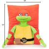 imageJay Franco Marvel Spiderman 3D Snuggle Pillow  Super Soft  Measures 15 Inches Official Marvel ProductRed  Raphael