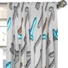 imageJay Franco Minecraft Isometric Characters 63quot inch Drapes 4 Piece Set  Beautiful Room Dcor ampamp Easy Set up  Window Curtains Include 2 Panels ampamp 2 Tiebacks Official Minecraft ProductGray  Minecraft