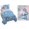 imageJay Franco Disney Lilo ampamp Stitch Paradise Dream 6Piece Twin Bedding Bundle Includes Bed Set Throw