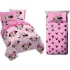 imageJay Franco Disney Minnie Mouse Hearts N Love 9Piece Full Bedding Bundle Includes Bed Set Sheet Set