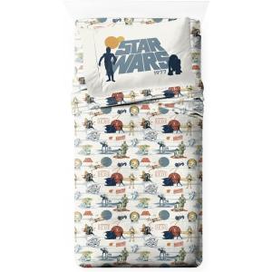 imageJay Franco Kids Sheet Set Includes Sheets and Pillow Cover  100 Microfiber Bedding and Room Decor Beige  Star Wars 3 Piece Twin