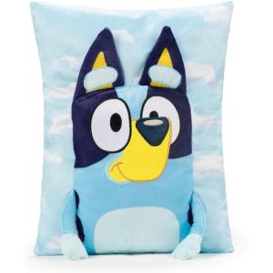 imageJay Franco Marvel Spiderman 3D Snuggle Pillow  Super Soft  Measures 15 Inches Official Marvel ProductBlue  Bluey