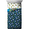 imageJay Franco Nickelodeon Teenage Mutant Ninja Turtles Ready to Roll 5 Piece Twin Bed Set  Includes Reversible Comforter ampamp Sheet Set Bedding  Super Soft Fade Resistant MicrofiberBlue  Tmnt