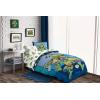 imageJay Franco Nickelodeon Teenage Mutant Ninja Turtles Ready to Roll 5 Piece Twin Bed Set  Includes Reversible Comforter ampamp Sheet Set Bedding  Super Soft Fade Resistant MicrofiberBlue  Tmnt