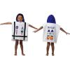 imageJay Franco Trend Collector Astronaut BathPoolBeach Hooded Poncho Towel  Super Soft ampamp Absorbent Cotton Towel  Measures 22 x 22 Inches