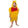 imageJay Franco Disney Winnie The Pooh BathPoolBeach Hooded Poncho  Super Soft ampamp Absorbent Cotton Towel Measures 28 x 28 Inches Official Disney Product