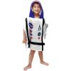 imageJay Franco Trend Collector Astronaut BathPoolBeach Hooded Poncho Towel  Super Soft ampamp Absorbent Cotton Towel  Measures 22 x 22 Inches