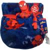 imageJay Franco Mickey Mouse Kids Travel Set  Blanket Pillow ampamp Plush Official Disney ProductBlue  Spiderman