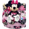 imageJay Franco Mickey Mouse Kids Travel Set  Blanket Pillow ampamp Plush Official Disney ProductPink  Minnie Mouse