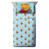 imageDaniel Tigers Neighborhood Tiger Trolley 4 Piece Toddler Bed Set  Includes Comforter ampamp Sheet Set Bedding  Super Soft Fade Resistant Microfiber Official Daniel Tigers Neighborhood Product