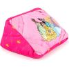 imageJay Franco Disney Princess Social Small Tablet Pillow  Soft Holder Rest Support Pillow Features Cinderella Belle Jasmine Rapunzel ampamp Tiana Official Disney ProductPink  Princess