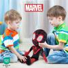 imageJay Franco Marvel Spidey and His Amazing Friends Miles Morales Pillow Buddy  Super Soft Polyester Microfiber 17 inches Official Marvel ProductBlack  Miles Morales
